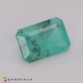Natural Peru opal 2.62 Carats Paraiba Blue Green Emerald Cut 11x7 mm Loose Gemstone - Image 6