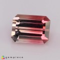 Natural Tourmaline 1.42 Carats Pink to Champagne Emerald 7x5 mm Loose Gemstone - Image 2