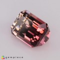 Natural Tourmaline 1.42 Carats Pink to Champagne Emerald 7x5 mm Loose Gemstone - Image 3