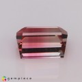 Natural Tourmaline 1.42 Carats Pink to Champagne Emerald 7x5 mm Loose Gemstone - Image 4