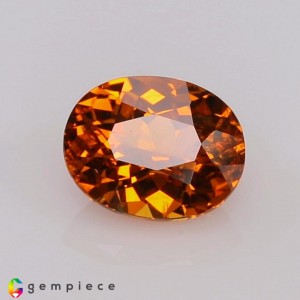 spessartite garnet  1.29cts - 7x6mm