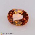 Natural Spessartite garnet 1.29 Carats Mandarin Orange Oval 7x6 mm Loose Gemstone - Image 7