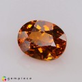 Natural Spessartite garnet 1.29 Carats Mandarin Orange Oval 7x6 mm Loose Gemstone - Image 3
