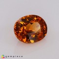 Natural Spessartite garnet 1.29 Carats Mandarin Orange Oval 7x6 mm Loose Gemstone - Image 6