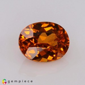 spessartite garnet  1.29cts - 7x6mm