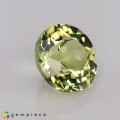 Natural Amblygonite 1.31 Carats Yellowish Green Round 7x5 mm Loose Gemstone - Image 5