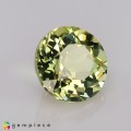 Natural Amblygonite 1.31 Carats Yellowish Green Round 7x5 mm Loose Gemstone - Image 6