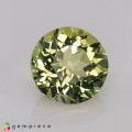 Natural Amblygonite 1.31 Carats Yellowish Green Round 7x5 mm Loose Gemstone - Image 7