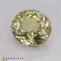 Natural Sillimanite 10.71 Carats Pastel Yellow Oval 14x13 mm Loose Gemstone - Image 2