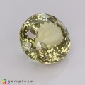 Natural Sillimanite 10.71 Carats Pastel Yellow Oval 14x13 mm Loose Gemstone - Image 5