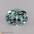 Natural Montebrasite 1.71 Carats Mint Green Oval 9x7 mm Loose Gemstone - Image 1
