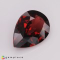 Natural Pyrope garnet 6.86 Carats Red  Pear 16x11 mm Loose Gemstone - Image 2