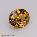 Natural Grossular garnet 1.57 Carats Honey Brown Oval 7x6 mm Loose Gemstone - Image 5