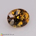 Natural Grossular garnet 1.57 Carats Honey Brown Oval 7x6 mm Loose Gemstone - Image 6