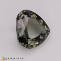 Natural Tourmaline 6.10 Carats Ash Green Heart  11x12 mm Loose Gemstone - Image 6