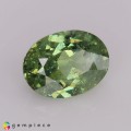 Natural Demantoid garnet 1.22 Carats Green Oval 7x5 mm Loose Gemstone - Image 1