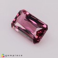 Natural Malaya garnet 1.19 Carats Purplish Pink Emerald 8x5 mm Loose Gemstone - Image 3
