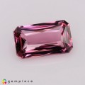 Natural Malaya garnet 1.19 Carats Purplish Pink Emerald 8x5 mm Loose Gemstone - Image 1