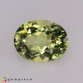 Natural Amblygontie 2.34 Carats Yellowish Green Oval 10x8 mm Loose Gemstone - Image 2