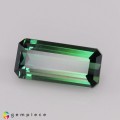 Natural Tourmaline 3.45 Carats Green Emerald Cut 12x6 mm Loose Gemstone - Image 2