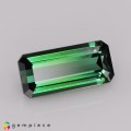Natural Tourmaline 3.45 Carats Green Emerald Cut 12x6 mm Loose Gemstone - Image 6