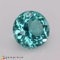 Natural Apatite 1.89 Carats Paraiba Blue Green Round 7x5 mm Loose Gemstone - Image 6