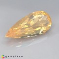 Natural Fire opal 4.07 Carats Baby Yellow Pear 20x8 mm Loose Gemstone - Image 5