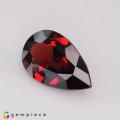 Natural Pyrope garnet 7.04 Carats Red  Pear 17x10 mm Loose Gemstone - Image 2