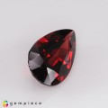 Natural Pyrope garnet 7.04 Carats Red  Pear 17x10 mm Loose Gemstone - Image 3