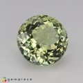 Natural Tourmaline 2.17 Carats Baby Green Yellow Round 8x6 mm Loose Gemstone - Image 1