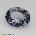 Natural Spinel 2.68 Carats Ash Blue Oval 10x8 mm Loose Gemstone - Image 3