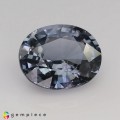 Natural Spinel 2.68 Carats Ash Blue Oval 10x8 mm Loose Gemstone - Image 1