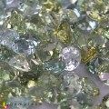 Natural Tourmaline 35.90 Carats Mixed Light Green Round 5x3 mm Loose Gemstone - Image 1