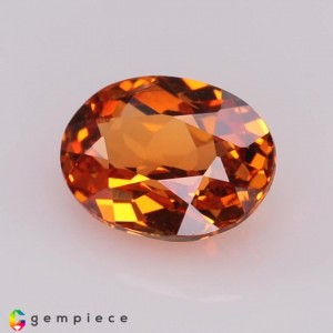 spessartite garnet  1.08cts - 7x5mm