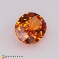 Natural Spessartite garnet 1.08 Carats Fanta Orange Oval 7x5 mm Loose Gemstone - Image 5