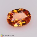 Natural Spessartite garnet 1.08 Carats Fanta Orange Oval 7x5 mm Loose Gemstone - Image 7