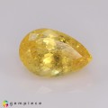 Natural Danburite 12.59 Carats Canary Yellow Pear 18x11 mm Loose Gemstone - Image 1