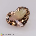 Natural Tourmaline 4.18 Carats Champagne Heart  12x10 mm Loose Gemstone - Image 2