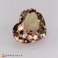Natural Tourmaline 4.18 Carats Champagne Heart  12x10 mm Loose Gemstone - Image 7