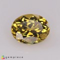Natural Grossular garnet 1.43 Carats Yellow Oval 8x6 mm Loose Gemstone - Image 1