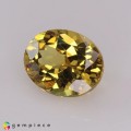Natural Grossular garnet 1.43 Carats Yellow Oval 8x6 mm Loose Gemstone - Image 4