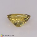 Natural Grossular garnet 1.43 Carats Yellow Oval 8x6 mm Loose Gemstone - Image 3