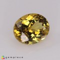 Natural Grossular garnet 1.43 Carats Yellow Oval 8x6 mm Loose Gemstone - Image 5