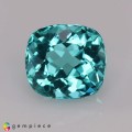 Natural Apatite 1.82 Carats Paraiba Blue Green Cushion 7x7 mm Loose Gemstone - Image 1