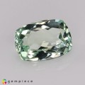 Natural Montebrasite 1.94 Carats Baby Mint Green Cushion 9x6 mm Loose Gemstone - Image 1
