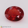 Natural Andesine 2.37 Carats Blood Red Oval 10x8 mm Loose Gemstone - Image 2