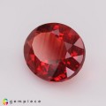 Natural Andesine 2.37 Carats Blood Red Oval 10x8 mm Loose Gemstone - Image 3