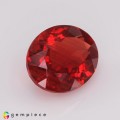 Natural Andesine 2.37 Carats Blood Red Oval 10x8 mm Loose Gemstone - Image 5