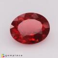 Natural Andesine 2.37 Carats Blood Red Oval 10x8 mm Loose Gemstone - Image 7