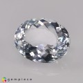 Natural Beryl 8.81 Carats White Oval 15x13 mm Loose Gemstone - Image 2